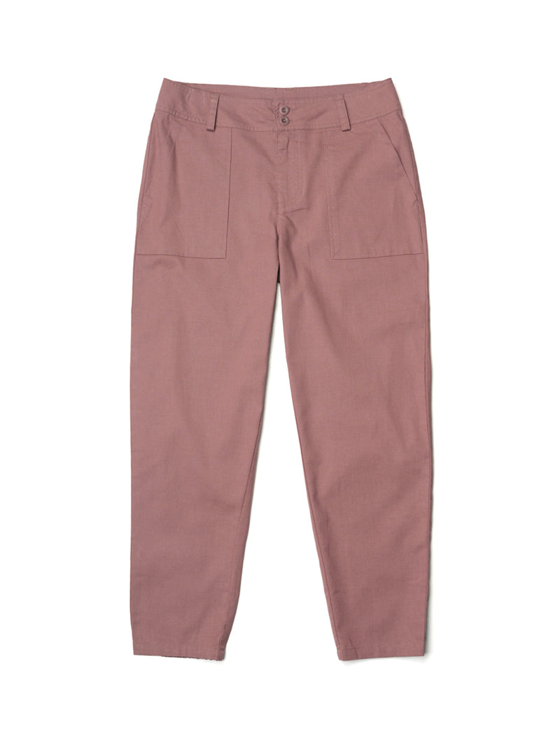 Hemp Fortex Hemp & Polyester Women's Woven Trousers Hemp Fortex