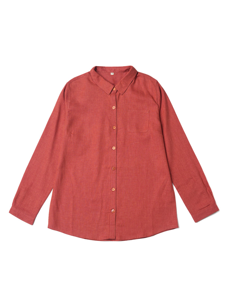 Hemp Fortex Women's Woven Hemp Shirt Hemp Fortex