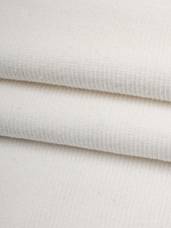 Hemp Fortex Organic Cotton & Spandex Heavy Weight Stretched Rib Fabric